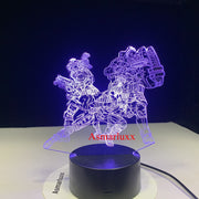 Legend 3D LED Lamp Changeable Mood Lamp LED 7 Colors USB Decor Illusion Table Lamp for Home Decorative As Game Toy Gift