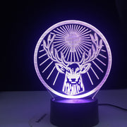 Jagermeister 16 Colors Changing Led Night Light Lamp Touch Remote Sensor Usb and Battery Powered Nightlight for Bar 3DTable Lamp