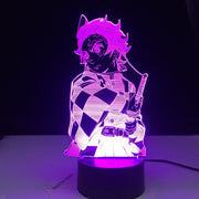 Kimetsu No Yaiba Nezuko Kamado Figure Led Night Light for Bedroom Decor Nightlight Kids Child Table 3d Lamp Gift
