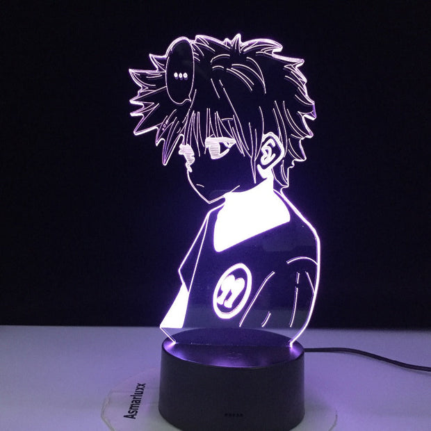 Hisoka Face Led Color Changing Atmosphere for Kids Bedroom Decor Light Child Night Light Anime Hunter X Gift 3D Lamp Dropship