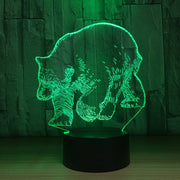 Polar Bear 3D LED Lamp 5V USB Table Lamp Night Lights 3D 7 Colors Changing Light lamp as New Year Gift For Children Friends