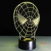 Spiderman Mask 3D Lamp