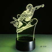 Spiderman 3D Lamp