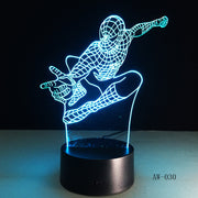 Spiderman 3D Lamp