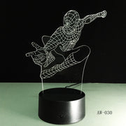 Spiderman 3D Lamp