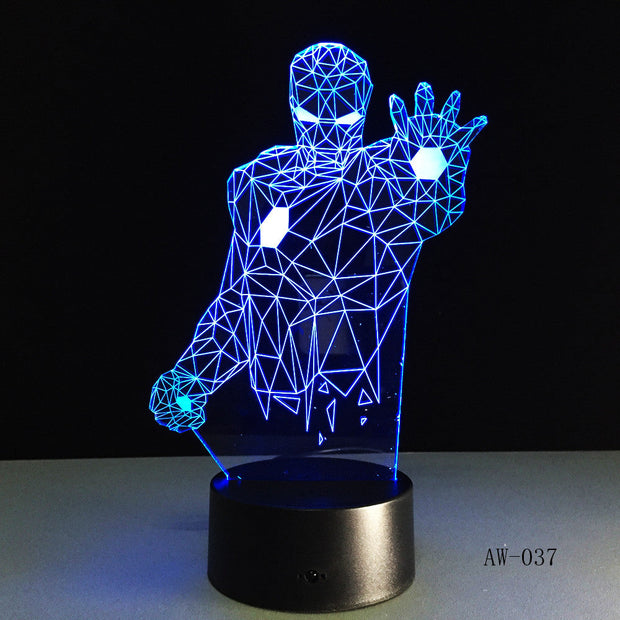 Iron Man 3D Lamp