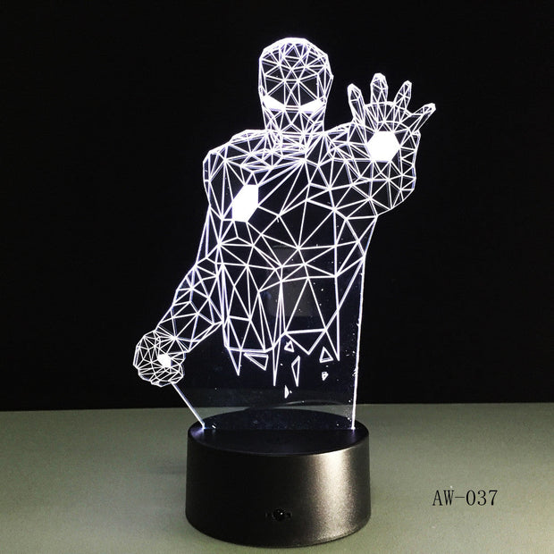 Iron Man 3D Lamp