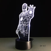 Iron Man 3D Lamp