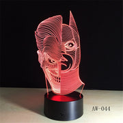 Joker x Batman 3D Lamp