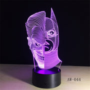 Joker x Batman 3D Lamp