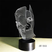Joker x Batman 3D Lamp