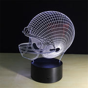Helmet 3D Lamp