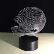 Helmet 3D Lamp