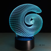 Swirl 3D Lamp