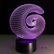 Swirl 3D Lamp