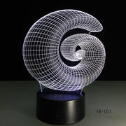 Swirl 3D Lamp