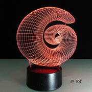 Swirl 3D Lamp