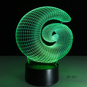 Swirl 3D Lamp