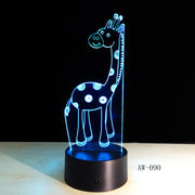 Giraffe 3D Lamp