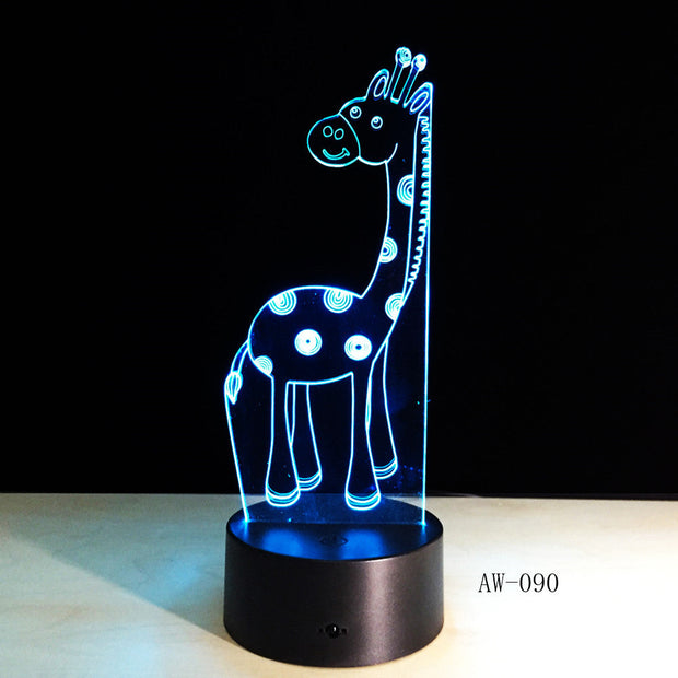 Giraffe 3D Lamp