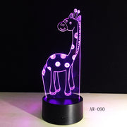 Giraffe 3D Lamp