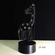 Giraffe 3D Lamp