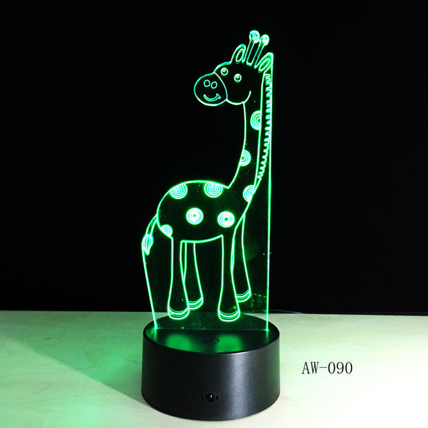 Giraffe 3D Lamp