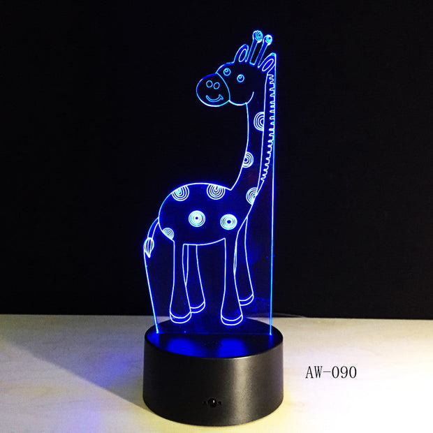 Giraffe 3D Lamp