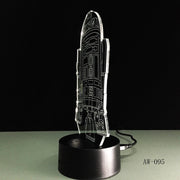 2019 3D Lamp Death Star War R2D2 BB-8 Darth Vader Stormtrooper Knight LED Table LIGHT Multicolor Cartoon Toy Luminaria AW-095