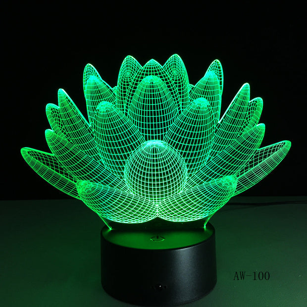 Lotus 3D Lamp