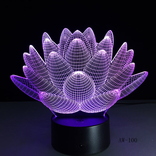 Lotus 3D Lamp
