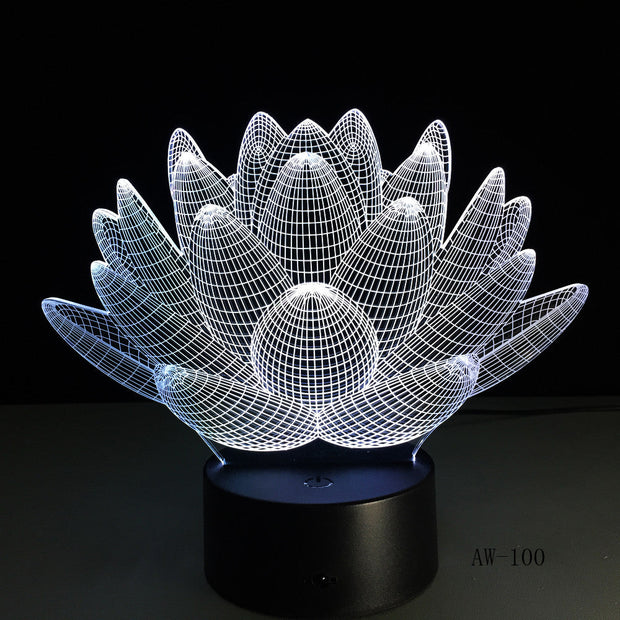 Lotus 3D Lamp