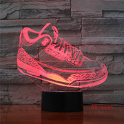 Jordan 3 3D Lamp