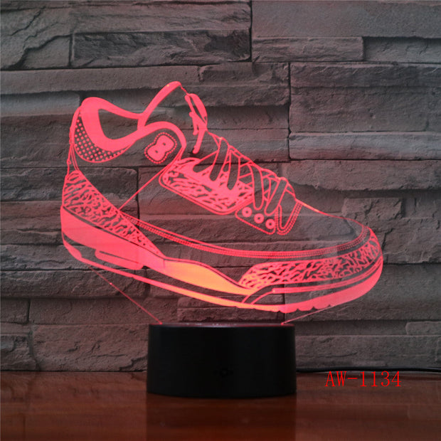 Jordan 3 3D Lamp