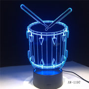 Drum 3D Lamp