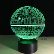 Death Star 3D Lamp