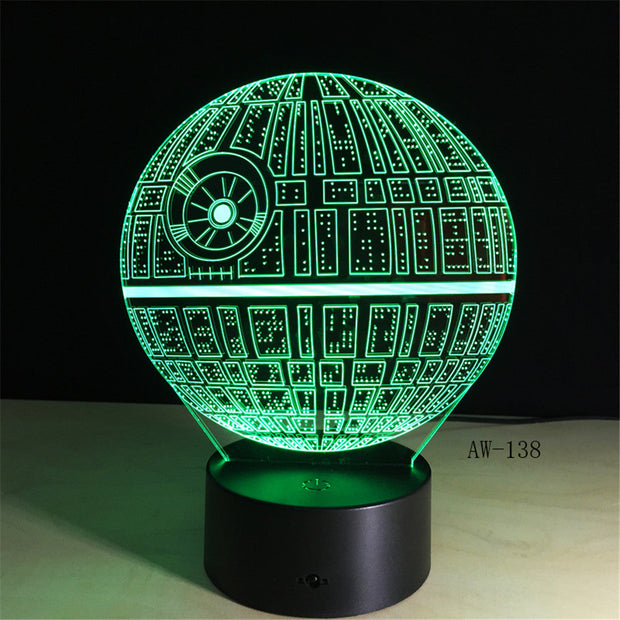 Death Star 3D Lamp