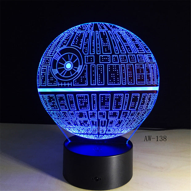 Death Star 3D Lamp
