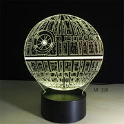 Death Star 3D Lamp