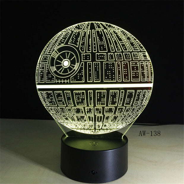 Death Star 3D Lamp