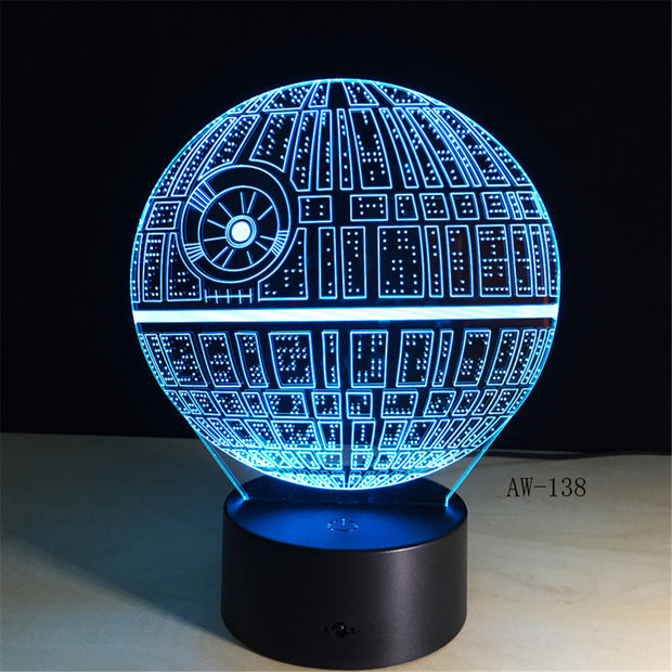 Death Star 3D Lamp