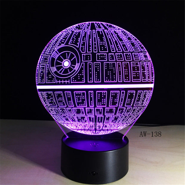 Death Star 3D Lamp