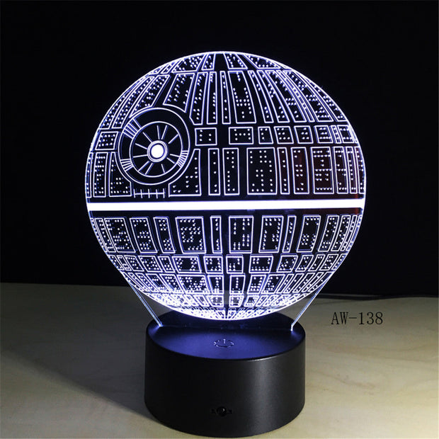 Death Star 3D Lamp