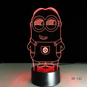 Minion 3D Lamp