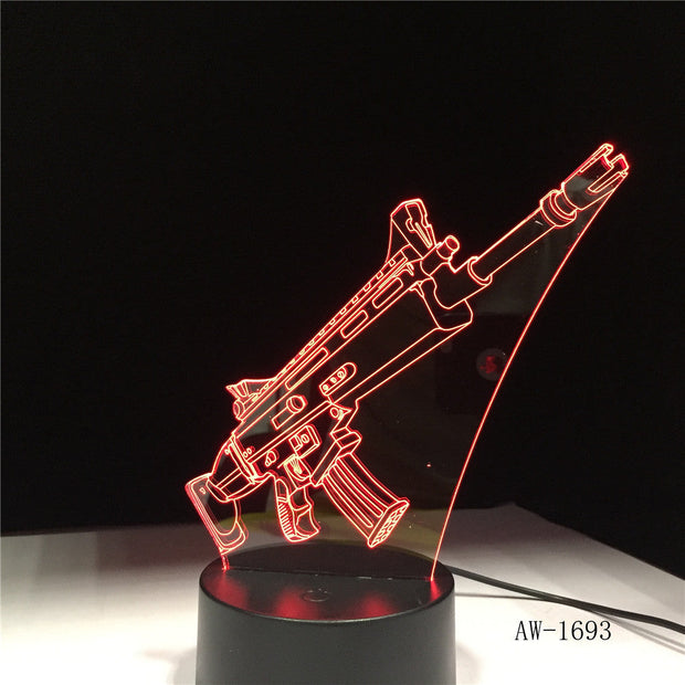 Scar 3D Lamp