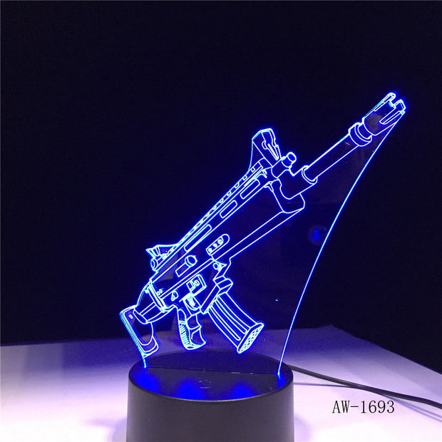 Scar 3D Lamp