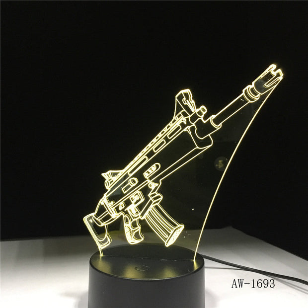 Scar 3D Lamp