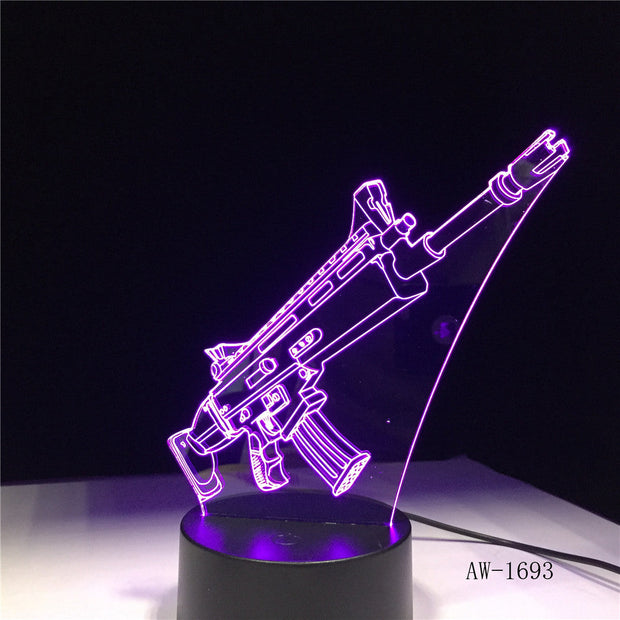 Scar 3D Lamp