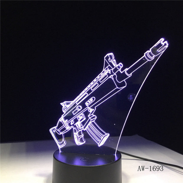 Scar 3D Lamp