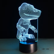 3D Digital Monster Agumon Figure Visual LED Night Light Anime Digimon Table Lamp For Kids Bedroom Lightting Decor Gift AW-180